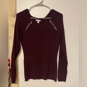 Long sleeve sweater material